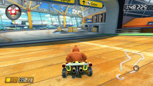 mario kart 8 scorciatoie sole aeroporto 2