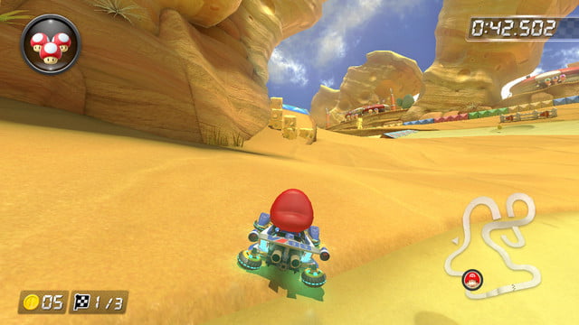 mario kart 8 scorciatoie formaggio terra 3