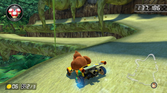 mario kart 8 scorciatoie dk jungle 2