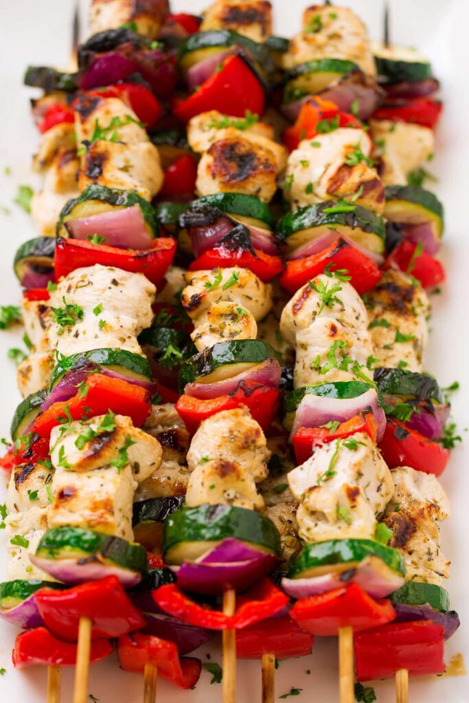 Kebab di pollo greco