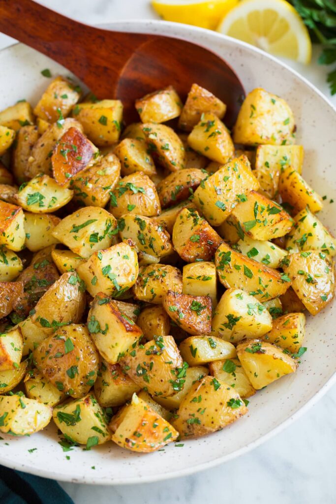 Patate Al Forno Al Limone