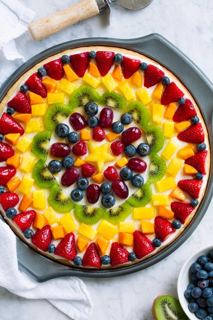 Pizza alla frutta
