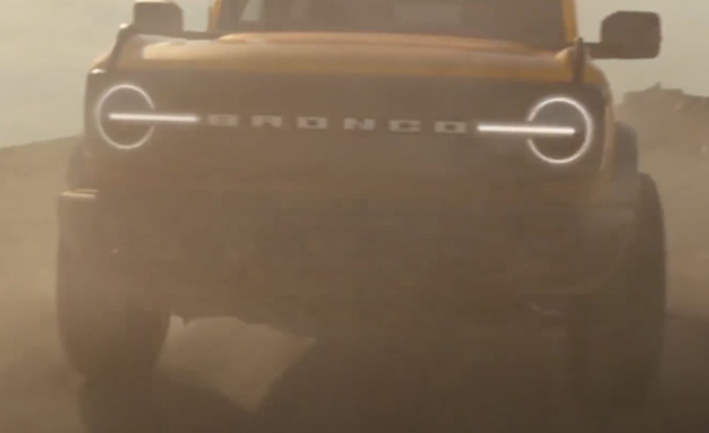 2021 screenshot di Ford Bronco