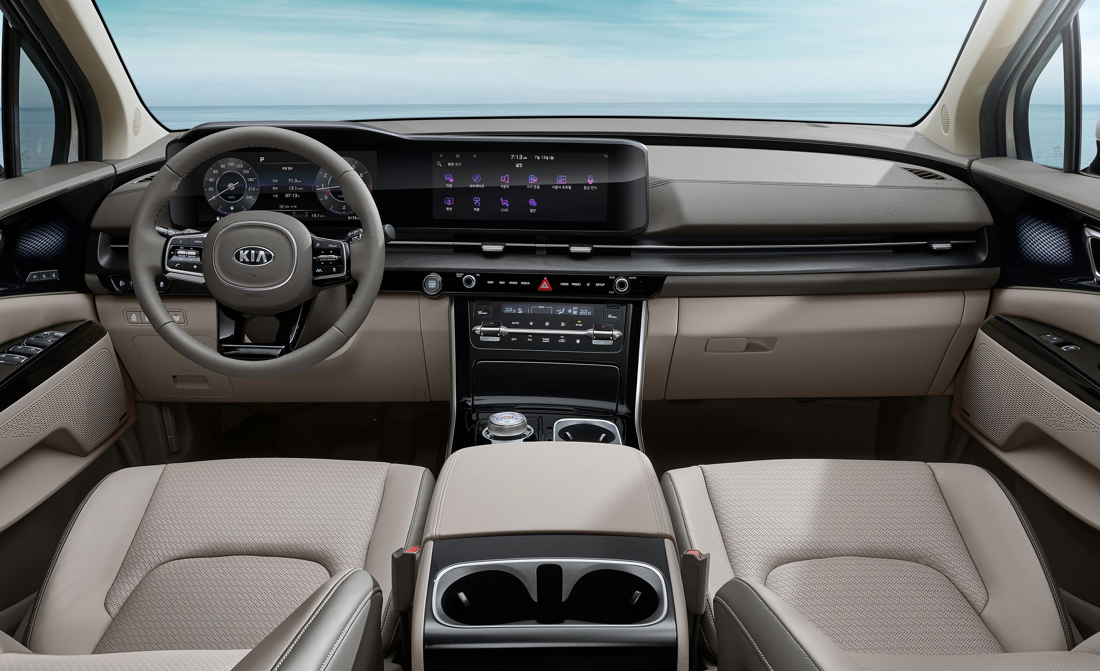 2022 kia sedona interior