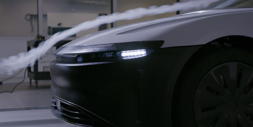 Lucido promette il coefficiente di resistenza 0,21 da battere il mondo per la sua berlina Air EV