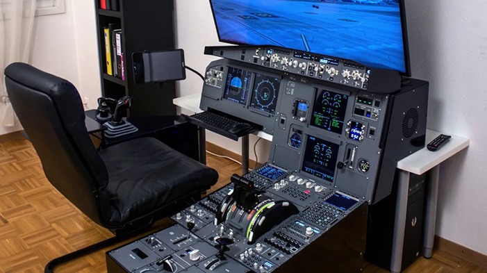 Configurare il simulatore di volo Airbus Cockpit Set Up Flight Simulator Airbus Cockpit