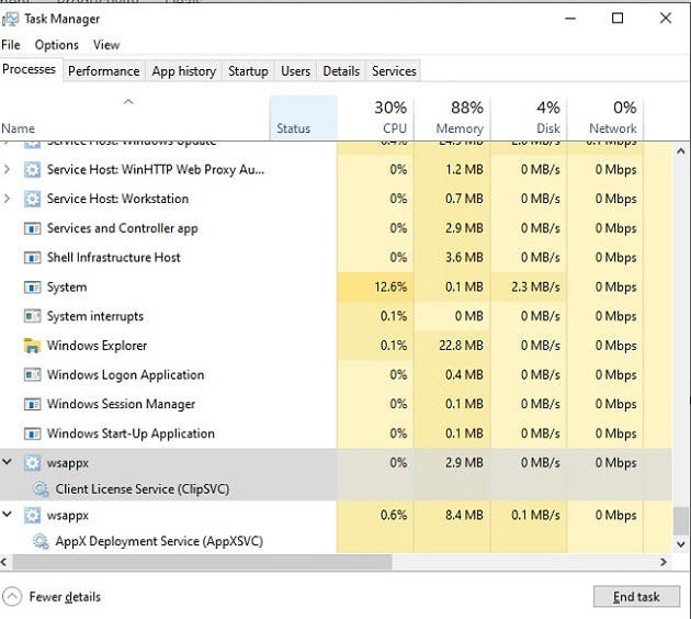 Wsappx High Disk And Cpu Usage Fix It Services