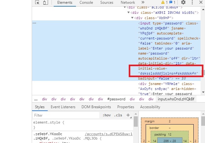 Password Browser Punti Chrome visualizzati