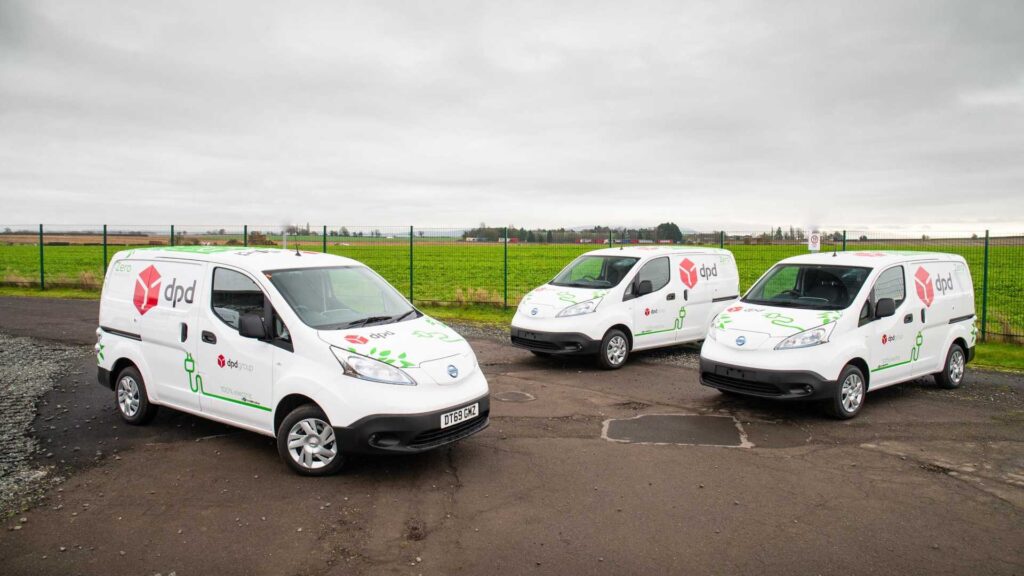 DPD ha elettrificato il 10% della sua flotta di veicoli prima del programma