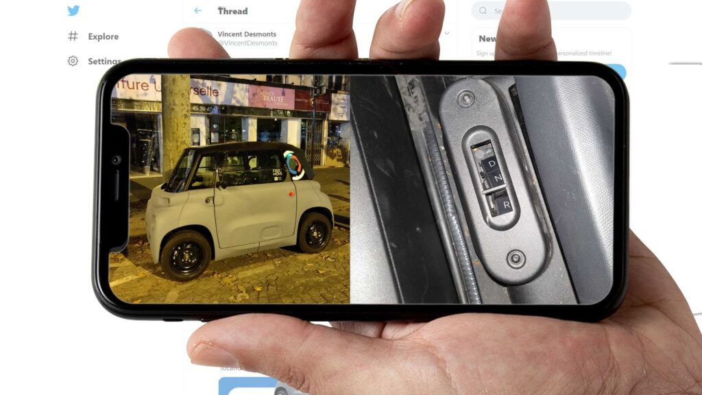 Citroën Ami mostra una debolezza durante l'uso di Free2Move: il suo selettore “ Gear ''