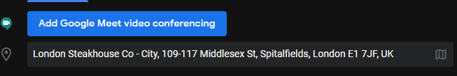 Posizione degli allegati di Google Calendar Google Calendar Attachments Location