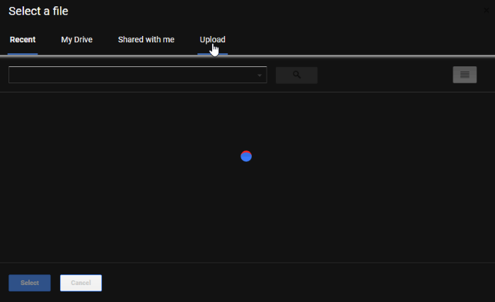 Caricamento allegati di Google Calendar Google Calendar Attachments Upload
