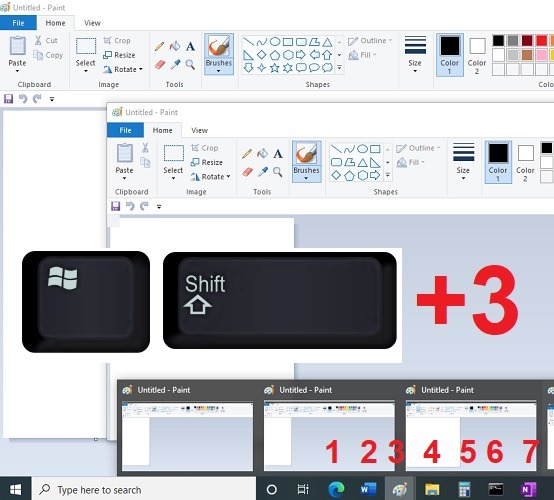 Spostamento del numero di istanze di Windows Windiws