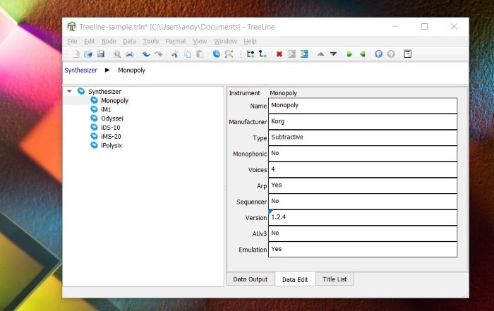 Alla fine, arriviamo ad aggiungere dati al progetto, come mostra questo screenshot.