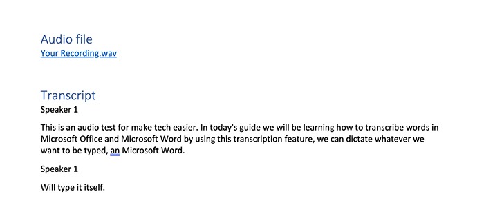 Trascrivi audio Microsoft Word Inserisci trascrizione Transcribe Audio Microsoft Word Insert Transcript