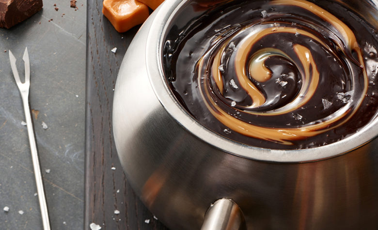 la migliore ricetta per fonduta di cioccolato e burro di arachidi al Melting Pot