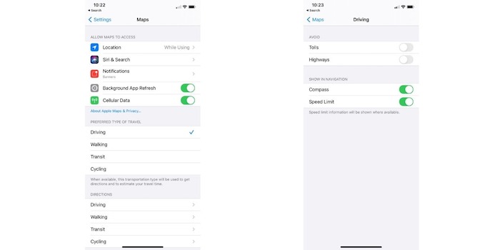 Personalizza la navigazione di Apple Maps Driving Customize Apple Maps Driving Navigation
