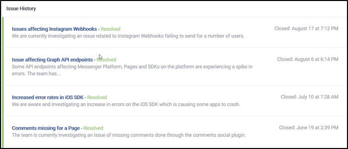 Elenco di stato del server Fbook Pics Fbook Pics Server Status List