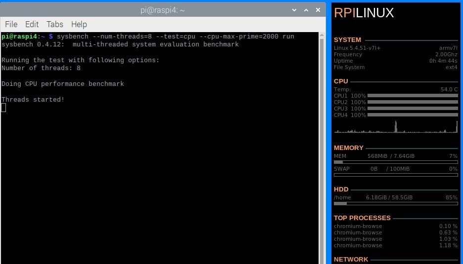 Raspberry Pi 4 Desktop Overclocking Stress Test 07 Raspberry Pi 4 Desktop Overclocking Stress Test 07