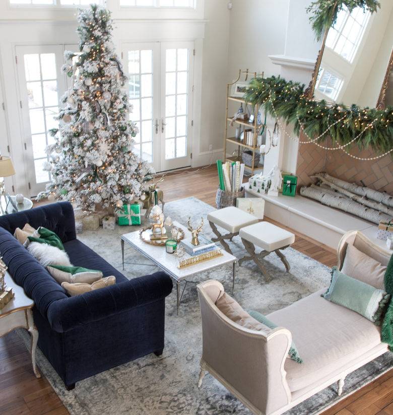 decorazioni per la casa a tema colore e design dell'albero di Natale