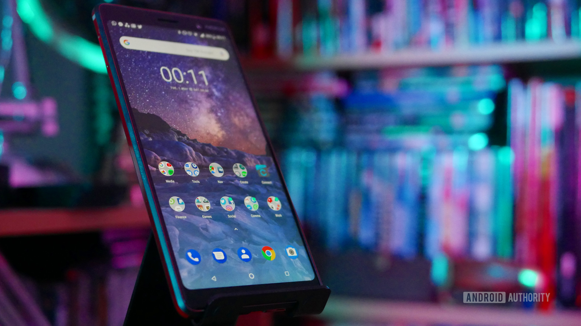schermata iniziale chiara clean Android homescreen